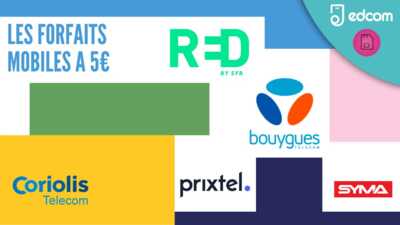 Les 5 forfaits à 5€ : Trouvez votre bonheur dans ce listing détaillé !