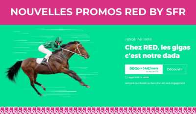 Les forfaits mobiles RED by SFR sont de nouveau en promotion  jusqu'au 19 octobre !