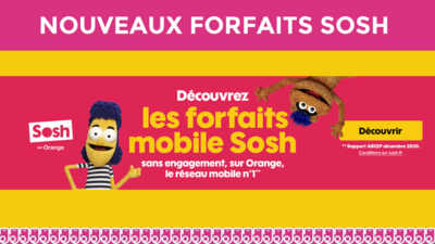 Deux nouvelles occasions d'économiser avec SOSH jusqu'à la fin du mois !