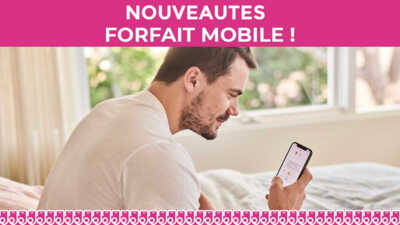 Un homme avec son smartphone qui consulte toutes les nouveautés de la semaine sur les forfaits mobiles