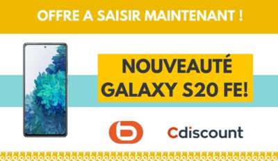 Nouveauté : Samsung S20 FE 5G à prix mini ! ⭐