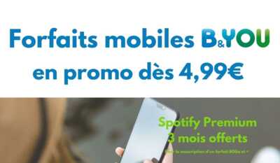 NOUVEAUTÉS : forfaits en promo à vie dès 4,99€/mois !