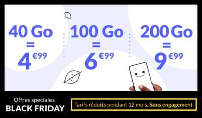 Prixtel casse les prix de ses forfaits mobiles à l'occasion du Black Friday !