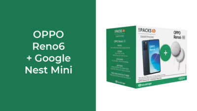 PACK BOULANGER : Smartphone Oppo Reno6 + Google Nest Mini en promo !