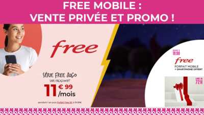 PROMO FREE : une nouvelle vente privée et un forfait pas cher rien que pour vous !