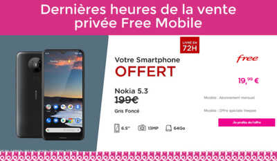Plus que quelques heures pour saisir la vente privée Free Mobile