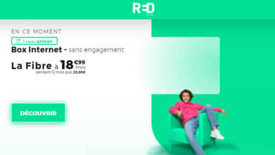 Prix mini, premier mois offert et options TV disponibles sur smartphone : découvrez la box Fibre RED by SFR !