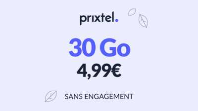 Forfait Le petit 30 à 50 Go Prixtel