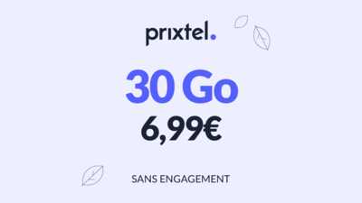 Forfait Le petit 30 à 50 Go Prixtel