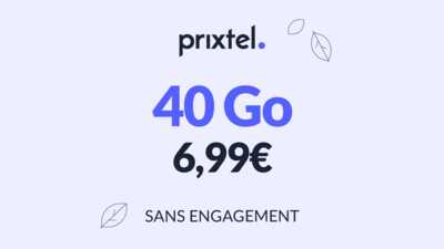 Forfait Le petit 40 à 60 Go Prixtel