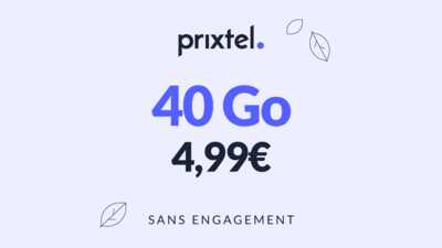 Forfait Le petit 40 à 60 Go Prixtel