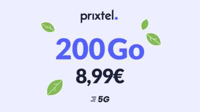Forfait Oxygène 200 à 250 Go Prixtel
