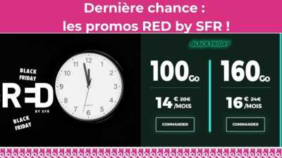 RED by SFR casse ses prix pour le Black Friday !