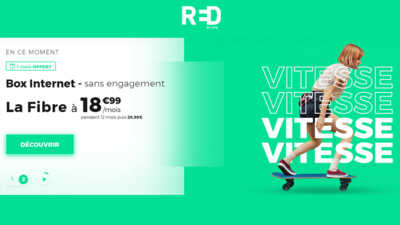 RED by SFR propose la box Fibre triple play la moins chère du marché : laissez-vous séduire !