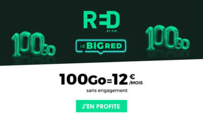 Surprise ! RED prolonge (finalement) sa promo 100Go à 12€