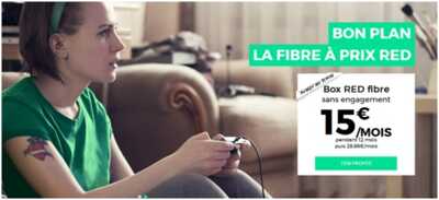 Nouveau : L'offre Box Internet RED BY SFR à 15 euros par mois