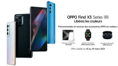 Série Oppo Find X3 : ouverture des précommandes avec des accessoires connectés en cadeau