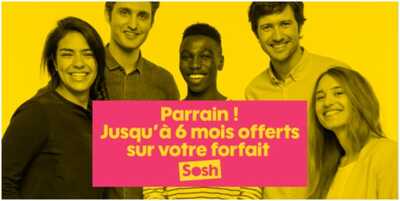 Le parrainage Sosh, un bon moyen de faire des économies !