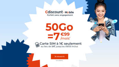 SPÉCIAL FRENCH DAYS : Cdiscount lance un forfait mobile sans engagement à prix cassé !