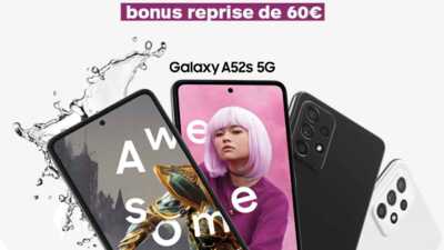 Samsung Galaxy A52s : son prix chute grâce à cette offre exceptionnelle