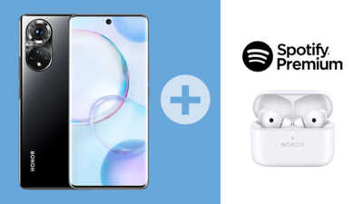 Smartphone Honor 50 en promotion + des écouteurs Earbuds2 & Spotify premium offert chez Boulanger !
