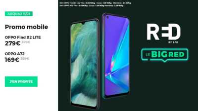 Smartphones pas chers :  Oppo Find X2 Lite et Oppo A72 à prix cassés !