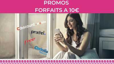 Soldes : Top 4 des forfaits sans engagement à 10€ par mois