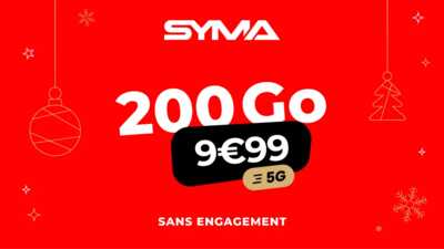 Forfait Le neuf 200 Go 5G Syma Mobile