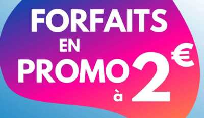 TOP 5 des forfaits pas chers à 2€ ou moins ! ????