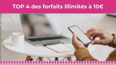 Top 4 des forfaits illimités à 10€