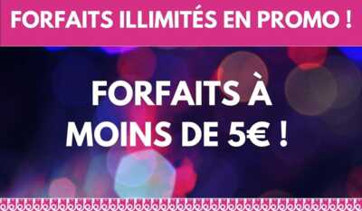 Top forfait à moins 5€ : Cdiscount, NRJ Mobile, Auchan Télécom !