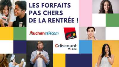 Trois forfaits pas chers et illimités dès 1,99€ !