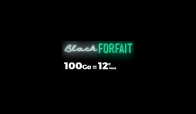 Bonne nouvelle ! Un nouveau forfait Black Friday 100Go chez RED by SFR