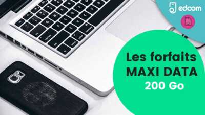 Un trio de forfaits maxi data 200Go à prix bas est à saisir très vite !