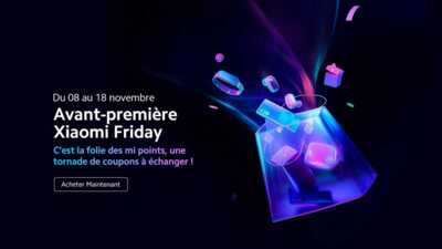 Xiaomi Friday : profitez du Black Friday avant l'heure !