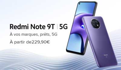Xiaomi dévoile son nouveau Smartphone pas cher : le Redmi Note 9T compatible 5G