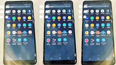 Samsung Galaxy A8+ : Un bel écran Infinity au design borderless