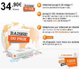 Les offres et promotions ADSL Orange au 10 juin