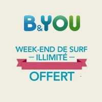 Le week-end prochain, profitez d'internet sur mobile illimité chez B&You 