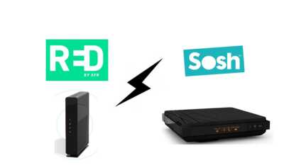 Battle de forfaits Box : Le boîte SOSH vs la Box RED By SFR