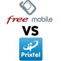 Battle entre le forfait 2h sms illimités de Free Mobile et Prixtel