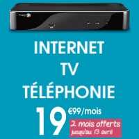 Derniers jours pour profiter de 2 mois offerts sur l’offre Internet Tripleplay à 19.99€  chez Bouygues Telecom !