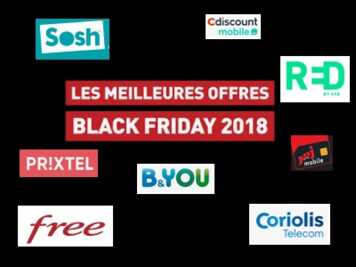 La généreuse sélection des forfaits mobiles du Black Friday à prix réduits 