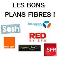 Découvrez les bons plans Fibres chez Red By SFR, Orange, Sosh, Bouygues Telecom et Numericable-SFR !