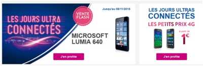 Lumia 640 en promo à 29.99€ au lieu de 99.99€ chez Bouygues Telecom !