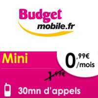Découvrez le forfait Budget Mobile à moins de 1euro