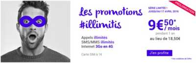 Prolongation des promotions #illimitis chez Coriolis