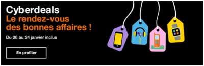 Cyberdeals : Des promos pour tout le monde en exclusivité sur le web chez Orange !