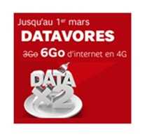 SFR RED : Les journées DATAVORES avec deux fois plus de data se terminent le 02 Mars 09H !