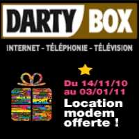 Dartybox étoffe son offre TV et offre le modem pendant 1 an